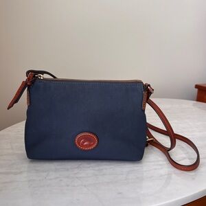 Navy blue small Dooney & Bourke crossbody purses